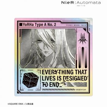 【予約2025年04月】アニメ「NieR:Automata Ver1.1a」 A2 Ani-Art BLACK LABEL オーロラステッカー アルマビアンカ