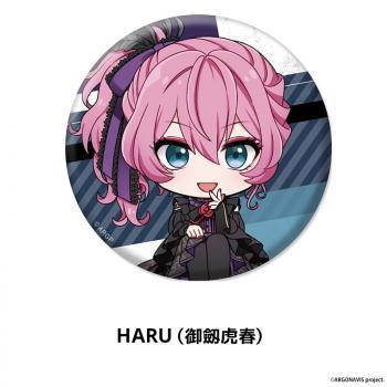 【予約2024年12月】from ARGONAVIS ぺたん娘缶バッジ HARU（御劔虎春） ペンギンパレード