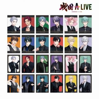 【予約2025年03月】戦国 A LIVE 描き下ろし 黒スーツver. トレーディングブロマイド2枚セット 12パック入りBOX アルマビアンカ