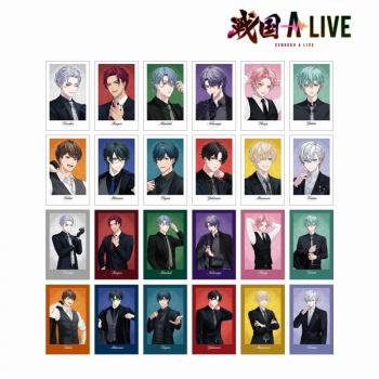 【予約2025年03月】戦国 A LIVE 描き下ろし 黒スーツver. トレーディングインスタントカメラ風イラストカード2枚セット 12パック入りBOX アルマビアンカ