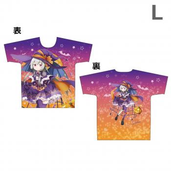 【予約2024年12月】となりの吸血鬼さん 【描き下ろし】ハロウィン フルグラフィックTシャツ 綿ライク ソフィー L エムズファクトリー