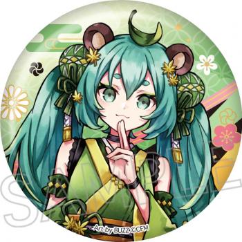 【予約2025年01月】初音ミク 百鬼夜行 BIG缶バッジ 化狸 ツインクル