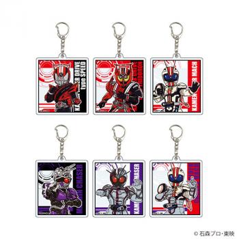 【予約2025年02月】アクリルキーホルダー「仮面ライダードライブ」01/ブラインド(全6種)(グラフアートイラスト) 6パック入りBOX A3