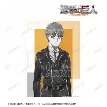 【予約2025年02月】進撃の巨人 アルミン Ani-Art BLACK LABEL A3マット加工ポスター アルマビアンカ