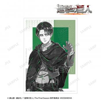 【予約2025年02月】進撃の巨人 リヴァイ Ani-Art BLACK LABEL A3マット加工ポスター アルマビアンカ