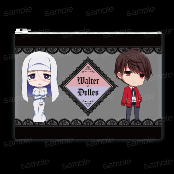 【予約2024年12月】死神坊ちゃんと黒メイド クリアポーチ【ウォルター＆ダレス】 GRANTdesign