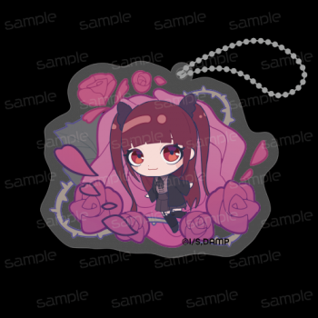 【予約2024年12月】死神坊ちゃんと黒メイド 『bloom』シリーズ アクリルキーホルダー【ヴィオラ】 GRANTdesign