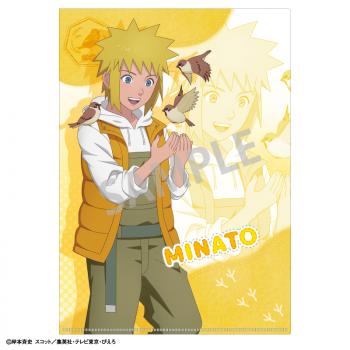 【予約2025年02月】NARUTO-ナルト- 疾風伝 A4シングルクリアファイル 波風ミナト/少年期×アニマル カミオジャパン