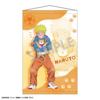 【予約2025年02月】NARUTO-ナルト- 疾風伝 B2タペストリー うずまきナルト/少年期×アニマル カミオジャパン