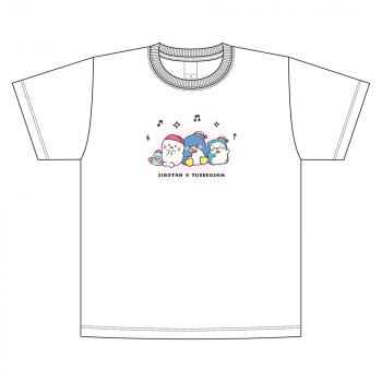 【予約2025年02月】しろたん × はぴだんぶい Tシャツ / タキシードサム（Mサイズ） キャラバン