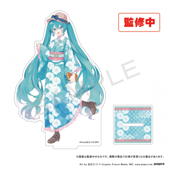 【予約2025年02月】初音ミク×甲州印伝 オリジナルアクリルスタンド 加藤商会