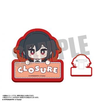 【予約2025年03月】アークナイツ　オペぬい　おなまえバッジ　クロージャ あみあみ