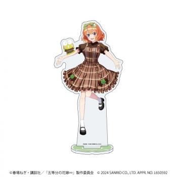 【予約2025年03月】ホログラムアクリルスタンド「五等分の花嫁∽×サンリオキャラクターズ」04/中野四葉×けろけろけろっぴ(コラボイラスト) A3