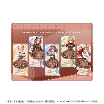 【予約2025年03月】キャラクリアケース「五等分の花嫁∽×サンリオキャラクターズ」01/集合デザイン(コラボイラスト) A3