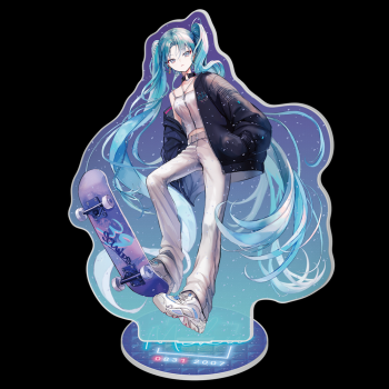 【予約2025年03月】初音ミク×SOLWA ラメ入りアクリルスタンド Art by PiPi【B】 キャラバン