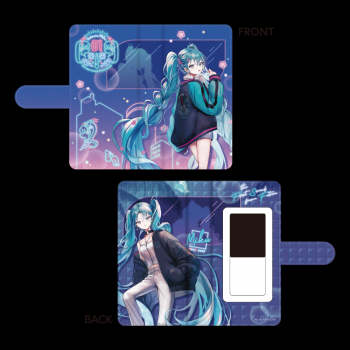 【予約2025年03月】初音ミク×SOLWA 手帳型スマートフォンケース Art by PiPi キャラバン