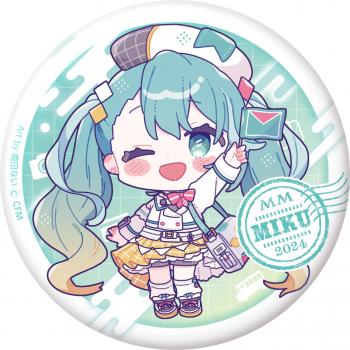 【予約2025年02月】初音ミク マジカルミライ2024 ぷにぷに缶バッジ 初音ミク 鹿田ないVer. キャラバン