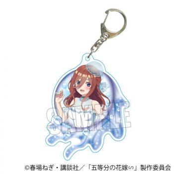 【予約2025年03月】ちょいデカアクリルキーホルダー 五等分の花嫁∽/中野 三玖 くらげドレスver. ベルハウス