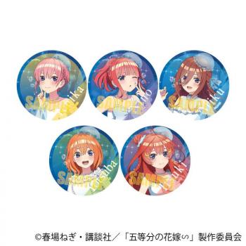 【予約2025年03月】トレーディング缶バッジ 五等分の花嫁∽/くらげドレスver. 5パック入りBOX ベルハウス