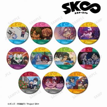 【予約2025年04月】SK∞ エスケーエイト トレーディング ゆるコマ マット缶バッジ 11パック入りBOX アルマビアンカ