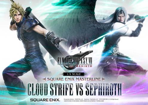 【送料無料】SQUARE ENIX MASTERLINE FAINAL FANTASY VII REBIRTH 1/4 Scale Cloud Strife vs Sephiroth スクウェア・エニックス【予約2026年03月】