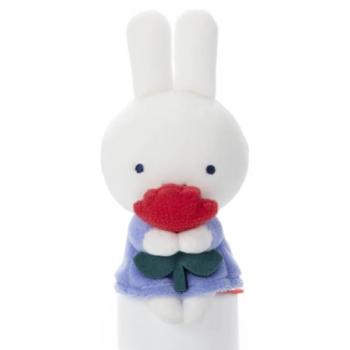 ブルーナ MIFFY and ROSE ちょっこりさん ブルー ぬいぐるみ高さ約14cm