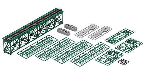 【予約2021年06月】TOMIX Nゲージ 上路式単線トラス鉄橋S280 (F) 深緑 (PC橋脚・2本付) 3267 鉄道模型用品