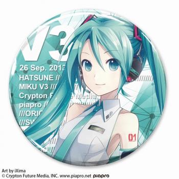 【予約2024年12月】初音ミク V3 初音ミク V3 缶バッジ コスパ