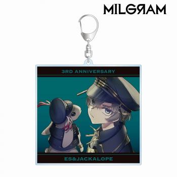 【予約2024年09月】MILGRAM -ミルグラム- 描き下ろしイラスト エス＆ジャッカロープ 3rd Anniversary ver. BIGアクリルキーホルダー アルマビアンカ