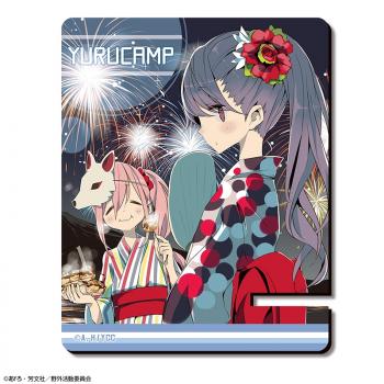 【予約2024年11月】ゆるキャン△ 木製スマホスタンド Ver.2 デザイン03(各務原なでしこ&志摩リン/B) ライセンスエージェント