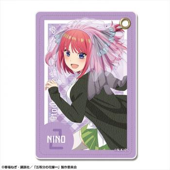 【予約2024年12月】五等分の花嫁∽ レザーパスケース デザイン04(中野二乃/B) ライセンスエージェント