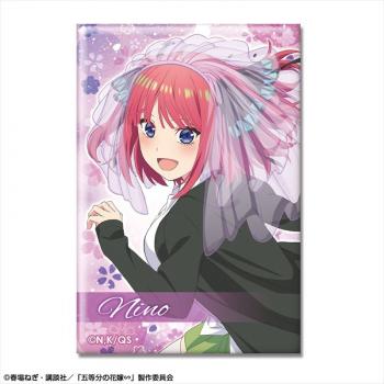 【予約2024年10月】五等分の花嫁∽ ホログラム缶バッジ デザイン04(中野二乃/B) ライセンスエージェント