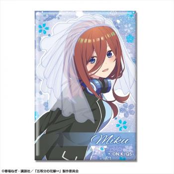 【予約2024年10月】五等分の花嫁∽ ホログラム缶バッジ デザイン06(中野三玖/B) ライセンスエージェント