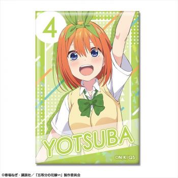 【予約2024年10月】五等分の花嫁∽ ホログラム缶バッジ デザイン07(中野四葉/A) ライセンスエージェント