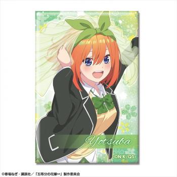 【予約2024年10月】五等分の花嫁∽ ホログラム缶バッジ デザイン08(中野四葉/B) ライセンスエージェント