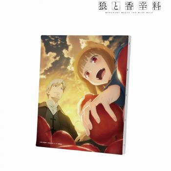 【予約2024年10月】TVアニメ『狼と香辛料 MERCHANT MEETS THE WISE WOLF』 ホロ&ロレンス コンセプトビジュアル キャンバスボード アルマビアンカ