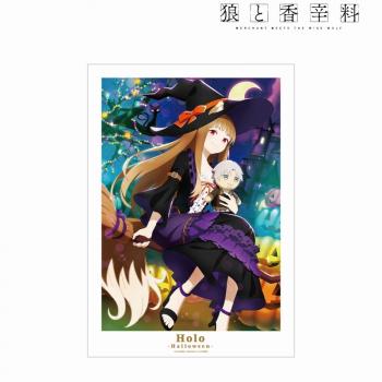 【予約2024年10月】TVアニメ『狼と香辛料 MERCHANT MEETS THE WISE WOLF』 ホロ 「ハロウィン」ビジュアル A3マット加工ポスター アルマビアンカ