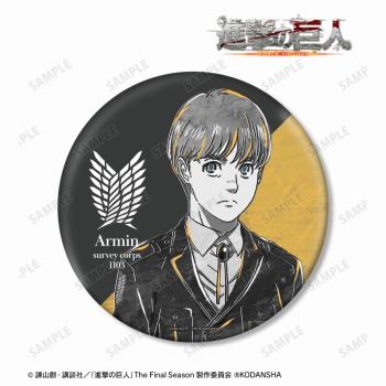 【予約2024年11月】進撃の巨人 アルミン Ani-Art BLACK LABEL BIG缶バッジ アルマビアンカ