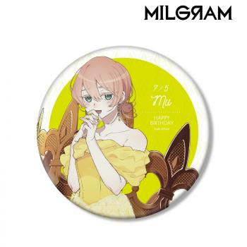 【予約2024年09月】MILGRAM -ミルグラム- 描き下ろしイラスト ムウ バースデーver. BIG缶バッジ アルマビアンカ