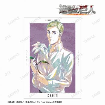 【予約2025年04月】進撃の巨人 描き下ろし エルヴィン Flower Shop ver. Ani-Art A3マット加工ポスター アルマビアンカ