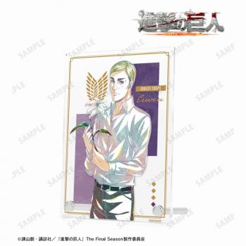 【予約2025年04月】進撃の巨人 描き下ろし エルヴィン Flower Shop ver. Ani-Art ダブルアクリルパネル アルマビアンカ