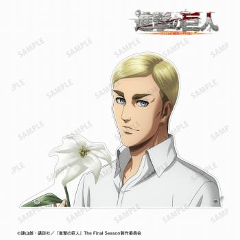 【予約2025年02月】進撃の巨人 描き下ろし エルヴィン Flower Shop ver. 特大ダイカットアクリルパネル アルマビアンカ