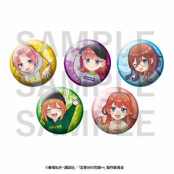 【予約2024年10月】「五等分の花嫁∽」 -サウナ行こう!- 缶バッジセット(描き起こしデフォルメ) イーディス