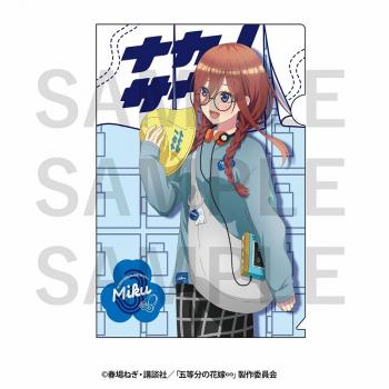 【予約2024年10月】「五等分の花嫁∽」 -サウナ行こう!- クリアファイル 中野 三玖 イーディス